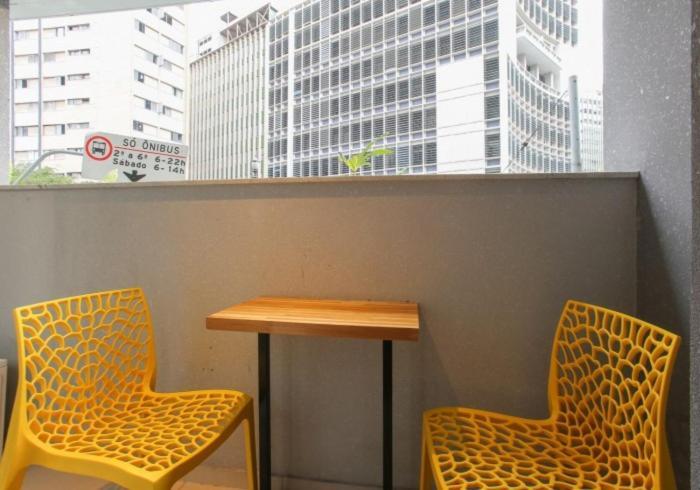 Loft Com Piscina, Academia, 100 Metros Do Metro Apartment São Paulo Luaran gambar
