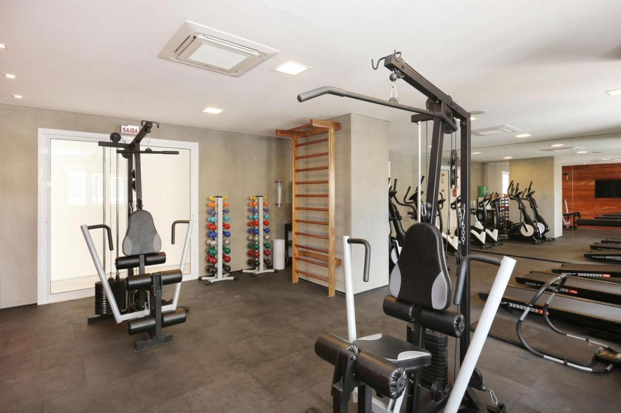 Loft Com Piscina, Academia, 100 Metros Do Metro Apartment São Paulo Luaran gambar